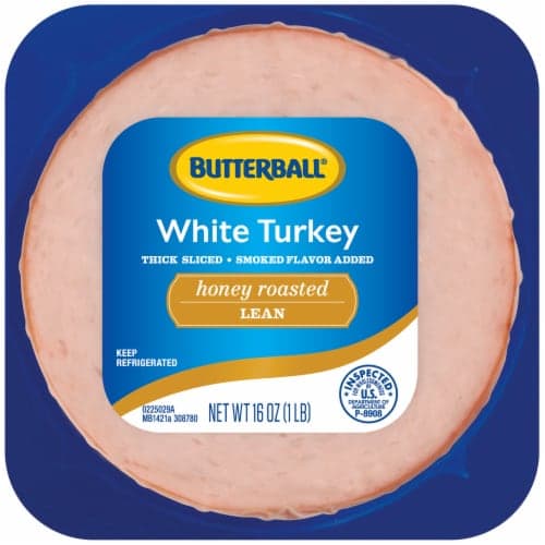 Butterball Thick Sliced Honey Roasted Lean White Turkey