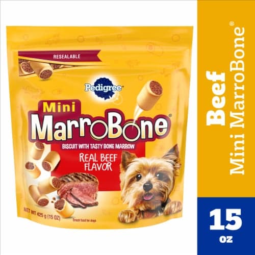 Pedigree Marrobone Real Beef Flavor Mini Toy/Small Dog Care & Treats Stand Up Bag