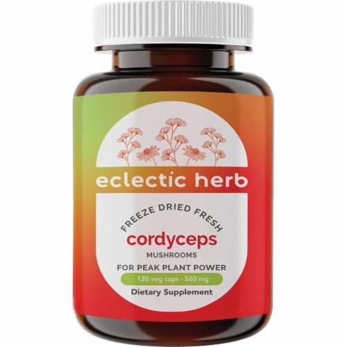 Eclectic Herb Cordyceps Fresh Freeze-Dried 120 Veg Caps