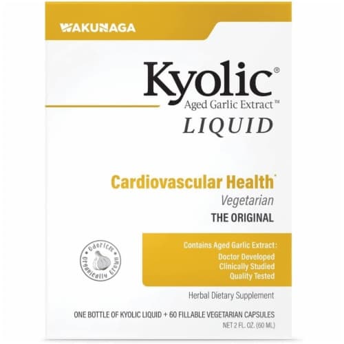 Kyolic Aged Garlic Extract With 60 Fillable Gelcaps Oz Liq