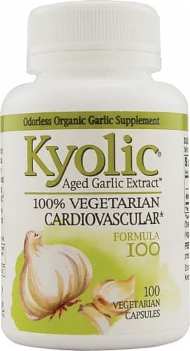 Kyolic  Aged Garlic Extract Vegetarian Cardiovascular Formula 100 Vegetarian Capsules