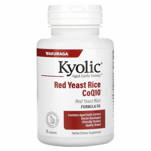 Kyolic Aged Garlic Extract Red Yeast Rice Plus Coq10 - 75 Capsules