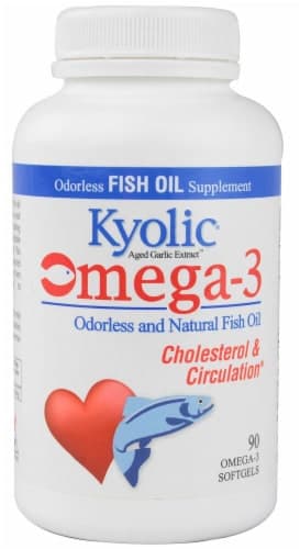 Kyolic  Aged Garlic Extract Omega 3 Cholesterol & Circulation