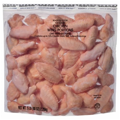 Ready To Cook Ice Glazed Chicken Wing Portions