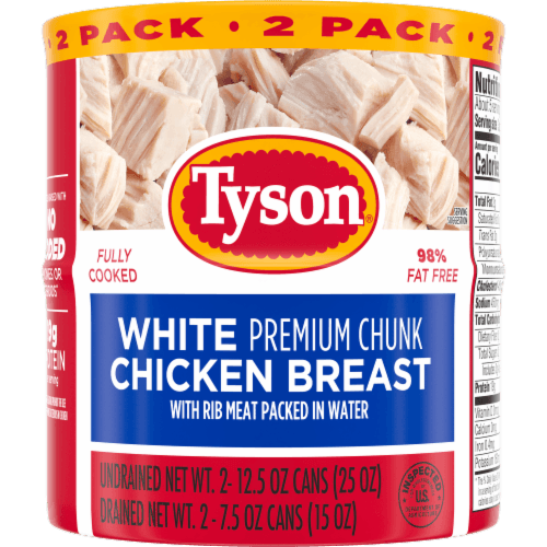 Tyson Premium Chunk White Chicken Twin
