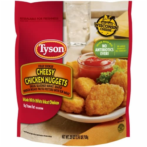 Tyson Fully Cooked Cheesy Chicken Nuggets
