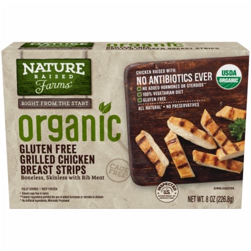 Nature Raised Organic Gluten-Free Grilled Chicken Breast Strips