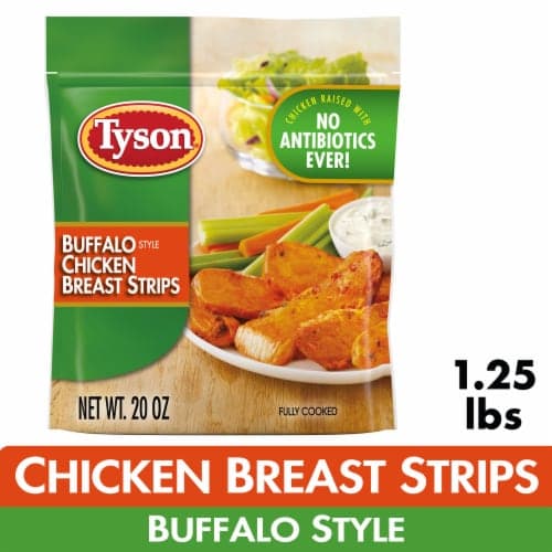 Tyson Grilled & Ready Chicken Breast Strips Buffalo Style Fully Cooked