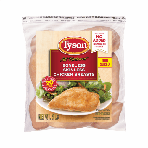 Tyson All Natural Boneless Skinless Chicken Breasts