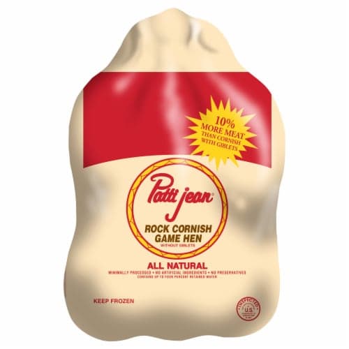 Patti Jean All Natural Rock Cornish Game Hen