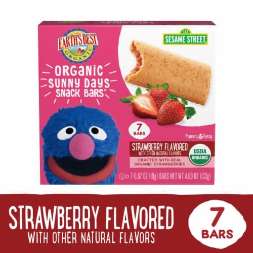 Earth'S Best Organic Sesame Street Strawberry Sunny Days Snack