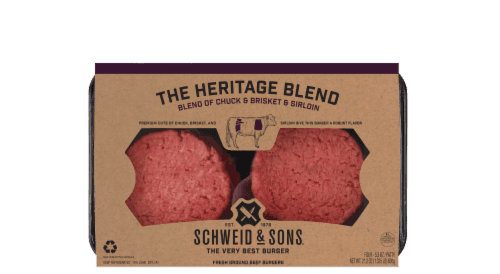 Schweild And Sons Heritage Blend Burger Patties