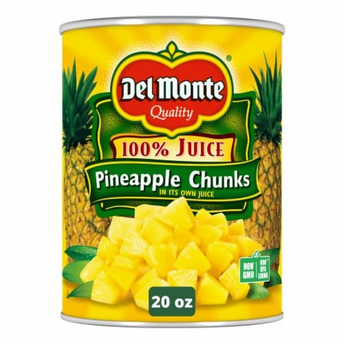 Del Monte Pineapple Chunks In 100% Juice