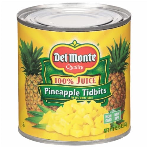 Del Monte Pineapple Tidbits In Its Own Juice