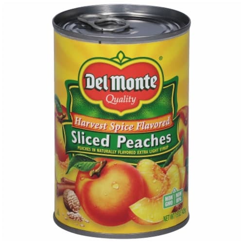 Del Monte Harvest Spice Sliced Peaches In Light Syrup