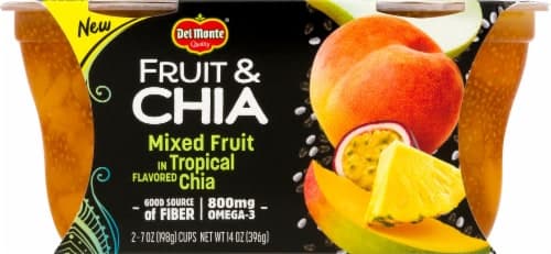 Del Monte Fruit & Chia Mixed Fruit, In Tropical Flavored Chia