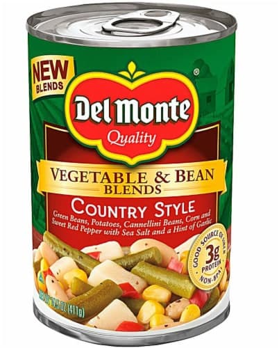 Del Monte Vegetable & Bean Blends, Country Style