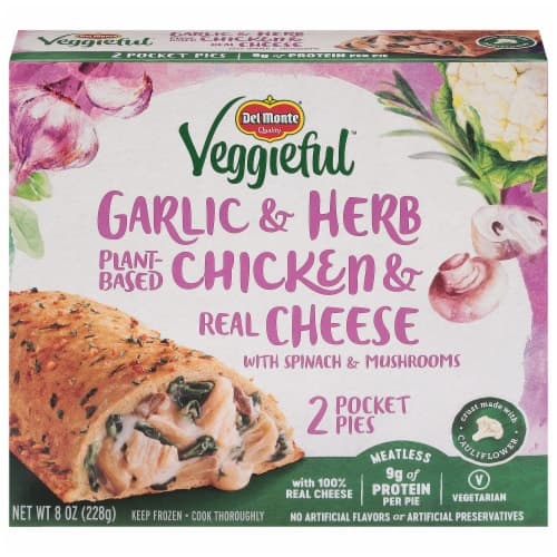 Del Monte Pocket Pies, Rosemary Garlic Plant-Based Chicken