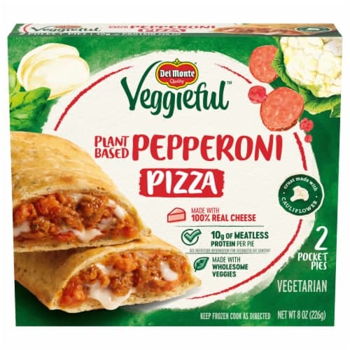 Del Monte Veggieful Pocket Pies Plant Based Pepperoni Pizza