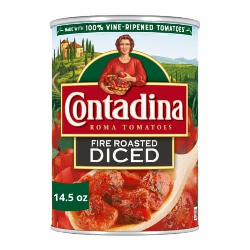 Contadina Fire Roasted Diced Tomatoes
