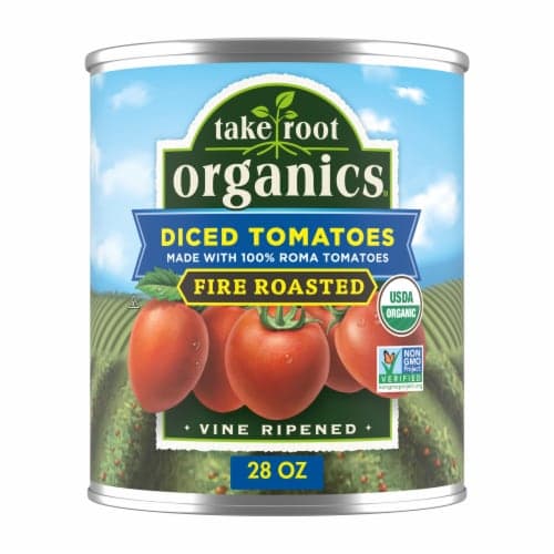 Take Root Organics Fire Roasted Diced Tomatoes