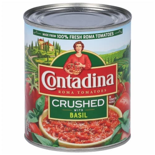 Contadina Tomatoes Roma Style Crushed In Tomato Puree With Italian Herbs