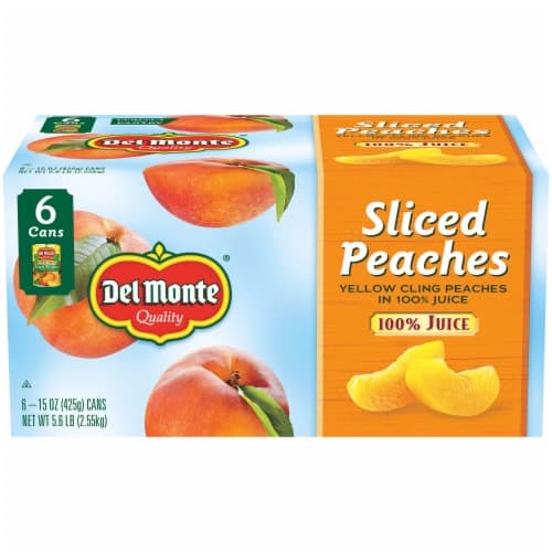 Del Monte Sliced Yellow Cling Peaches In Juice