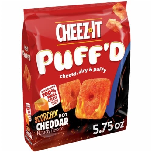 Is it Fish Free? Cheez-it Puff'd Scorchin' Hot Cheddar Puffed Snacks