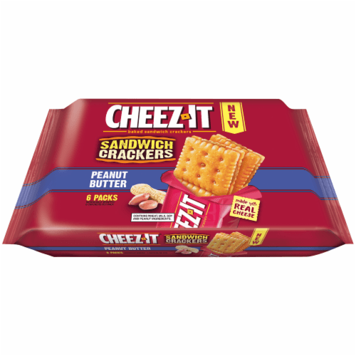Cheez-It Sandwich Crackers, Baked, Peanut Butter
