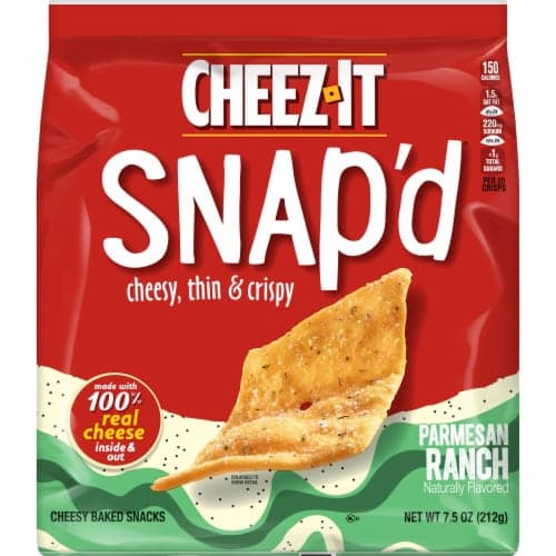Cheez-It Snap D Cheesy Baked Snacks Parmesan Ranch