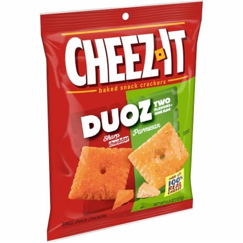 Cheez-It Duoz Cheddar And Parmesan Cheese Crackers