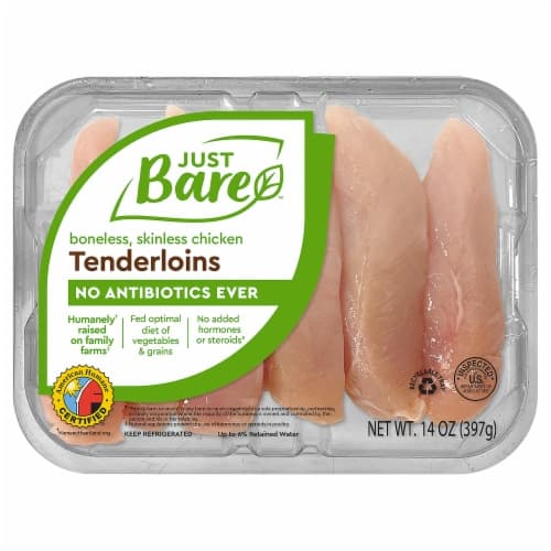 Just Bare Boneless Skinless Fresh Chicken Tenderloins