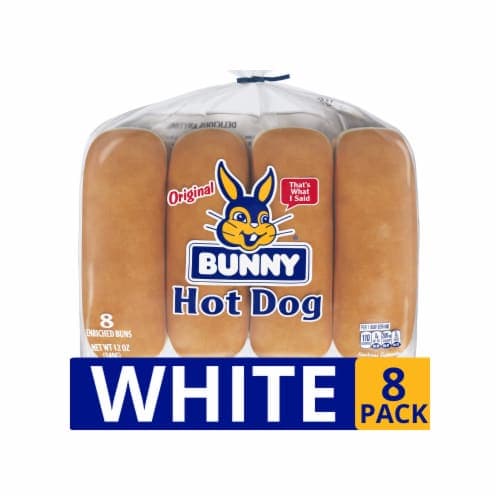 Bunny Hot Dog Enriched Buns