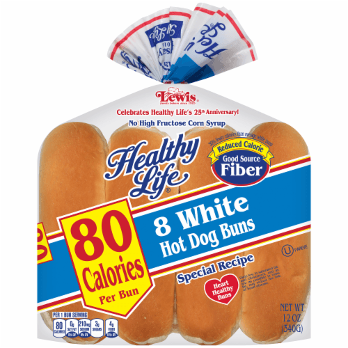 Healthy Life Special Recipe White Hot Dog Buns Bag