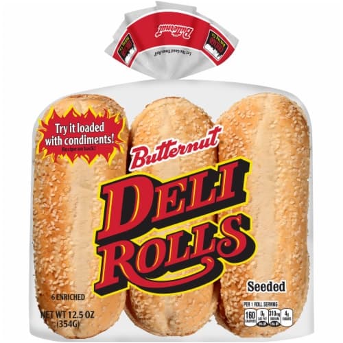 Butternut Seeded Deli Rolls