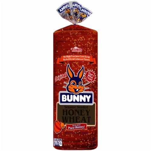 Lewis Bunny Original Sesame Seeded Honey Wheat Special Recipe Bread