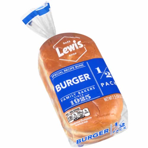 Lewis Bake Shop Special Recipe  Burger Buns Bag