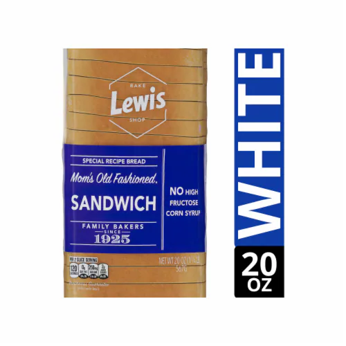 Lewis Bake Shop Mom'S Old Fashioned Sandwich Bread. Loaf