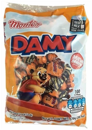 Montes Damy Milk Peanut Crunch Candy