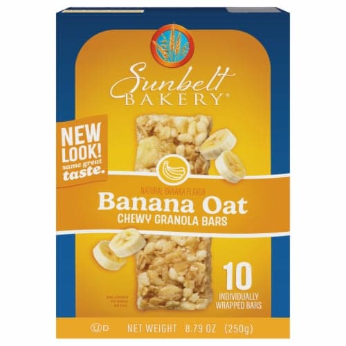 Sunbelt Bakery Granola Bars Chewy Banana Harvest