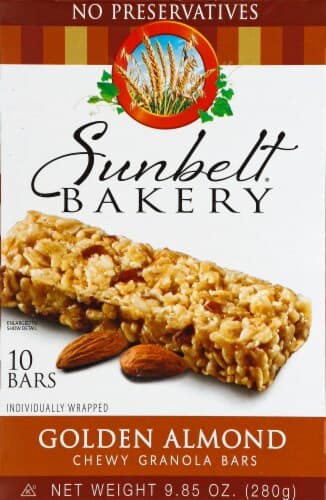 Sunbelt Bakery Granola Bars, Golden Almond, Chewy