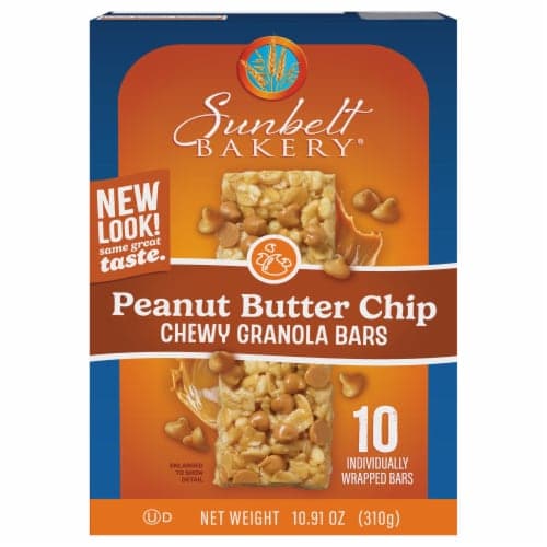 Sunbelt Bakery Granola Bars Chewy Peanut Butter Chip