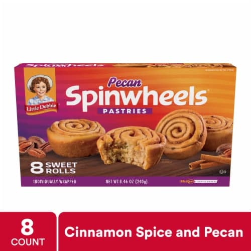 Little Debbie Pecan Spinwheels Individually Wrapped