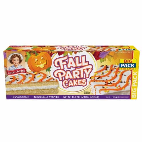 Little Debbie Vanilla Fall Party Cakes