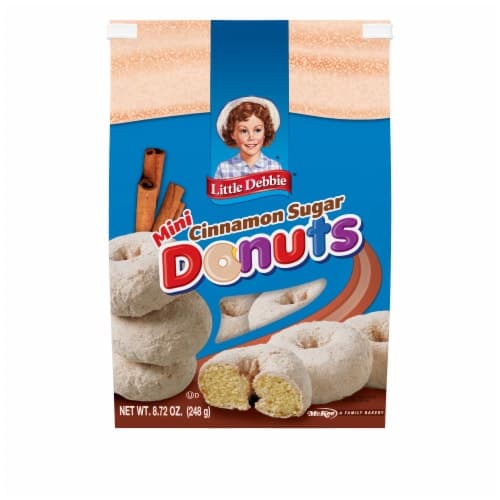 Snack Cakes, Little Debbie Family Pack Cinn Sugar Mini Donuts (Bagged