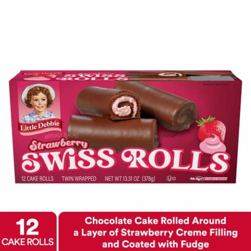 Little Debbie Strawberry Swiss Rolls
