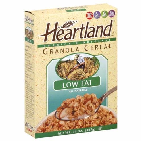 Heartland Granola, Low Fat With Almonds