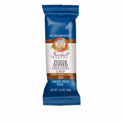 Sunbelt Bakery Fudge Dipped Chocolate Chip Chewy Granola Bars