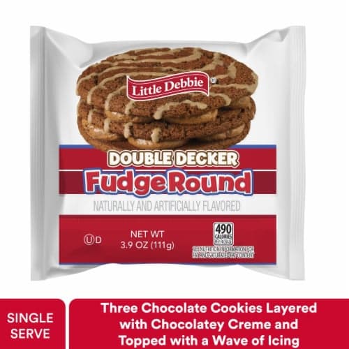 Little Debbie Round Fudge Snack Cakes