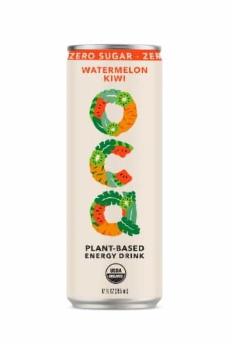 Oca Plant Based Zero Sugar Watermelon Kiwi Energy Drink